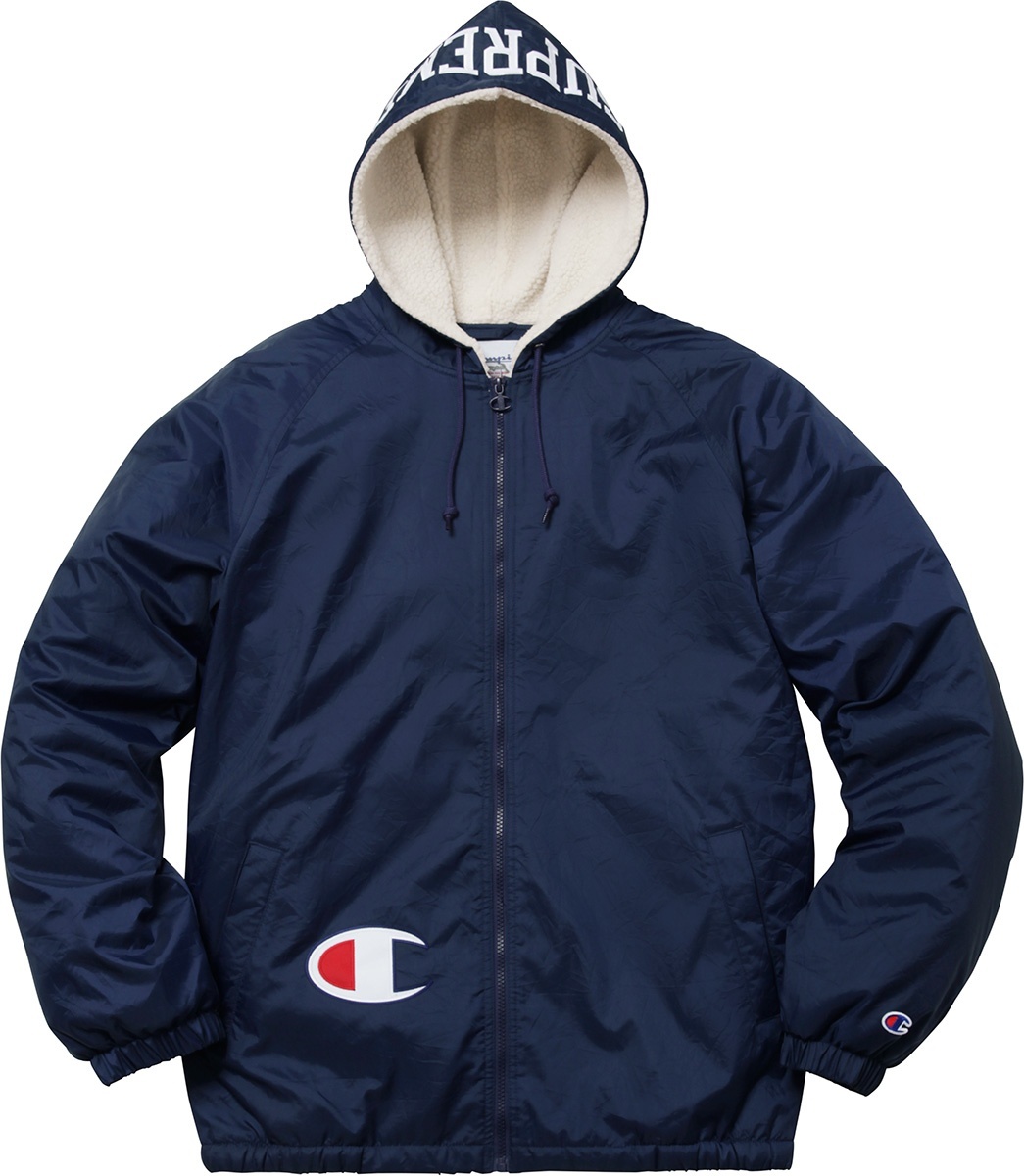 Supreme®/Champion® Sherpa Lined Hooded Jacket view 5